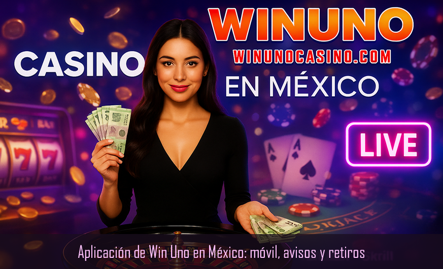 Aplicación de Win Uno en México: móvil, avisos y retiros